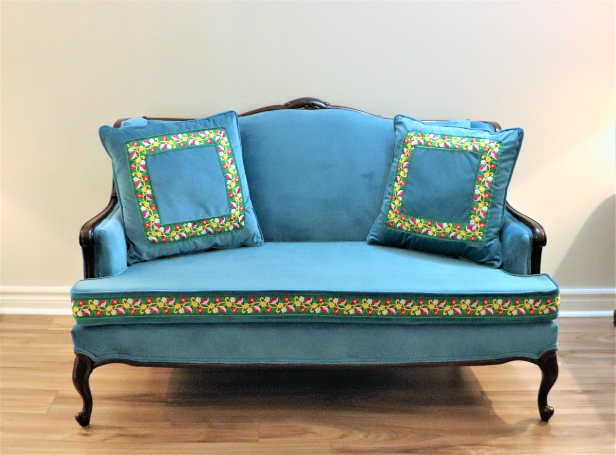 French Provincial Loveseat Window To Paris Antique Furniture